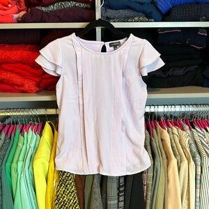 The Limited lavender flutter cap sleeve scoop neck top size XS​